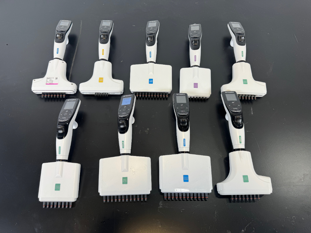 Image of Integra Multichannel Electronic Pipettes - Quantity 9